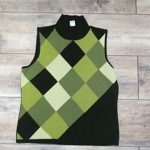 Judith hart checkerd vest